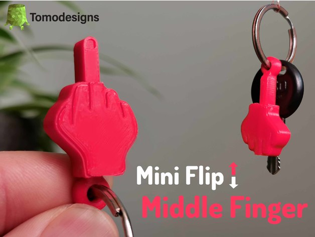 Mini Flip keyring